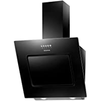 Taurus Black Glass - Campana Extractora Decorativa 60 cm de 750 m3-h- 3 Niveles de Extracción- Iluminación LED- 1 Filtro…